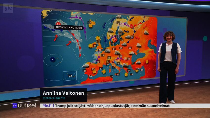 Sääennuste klo 7.40
