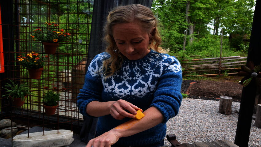 Alexandra tekee viilentävän aloe vera -voiteen