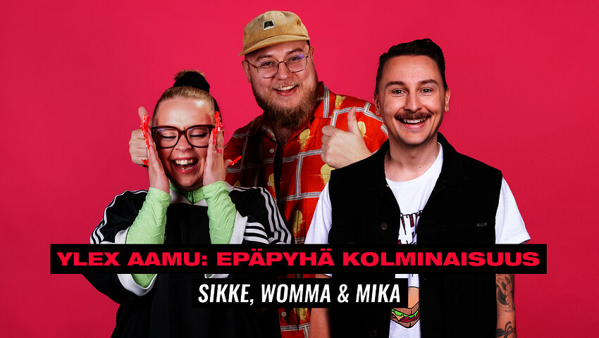 YleX Aamu: Poikelus, Pehkonen ja Parikka striimi