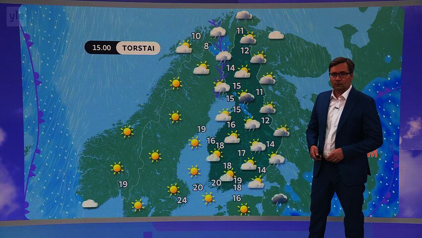 Sääennuste klo 18