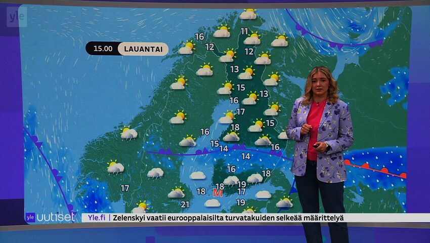 Sääennuste klo 7.40