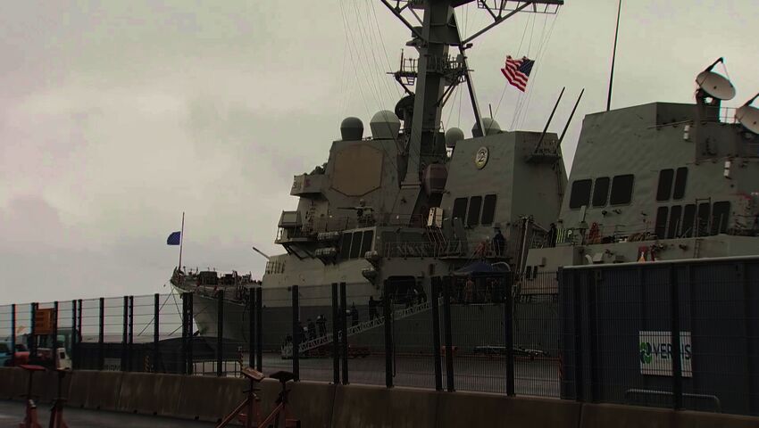 Yhdysvaltain laivaston ohjushävittäjä vierailee Helsingissä