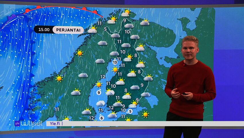 Sääennuste klo 7.40