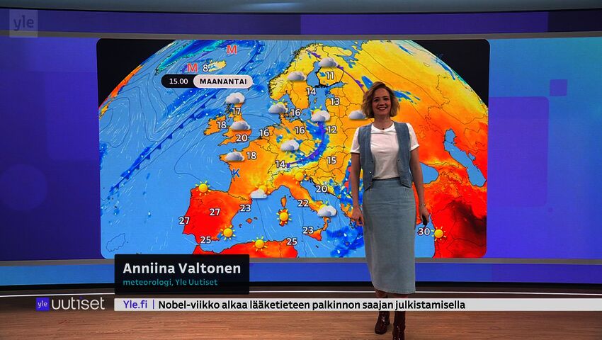 Sääennuste klo 7.40