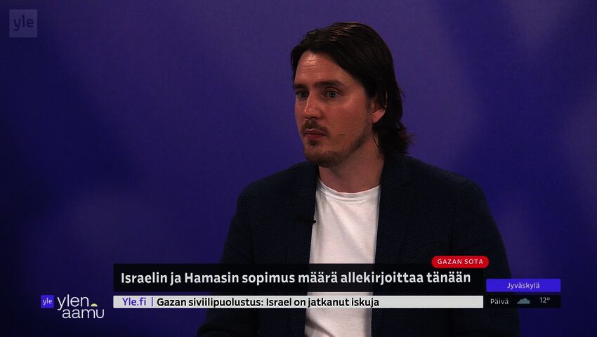 Ulkomaantoimittaja Roni Kuronen kertaa rauhanprosessin tilanteen