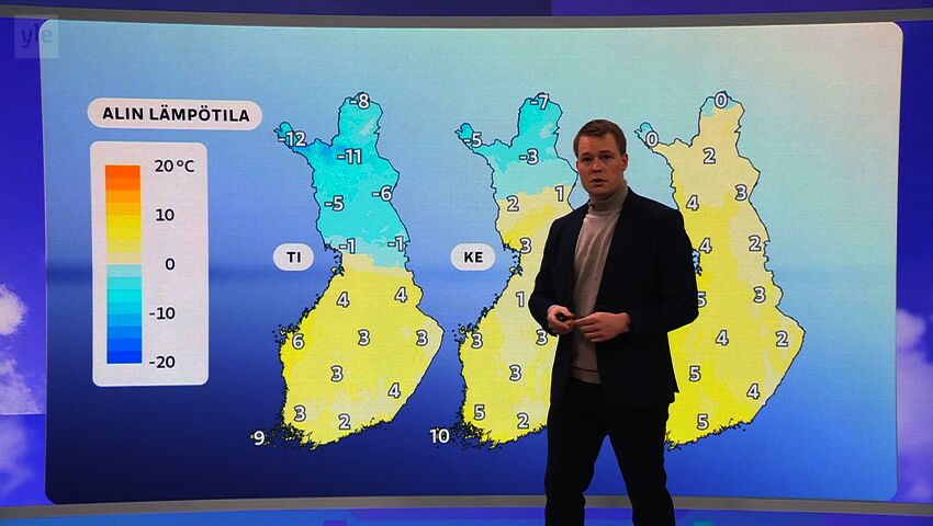 Sääennuste klo 18