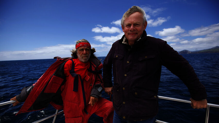 Martin Clunes saarimatkoilla