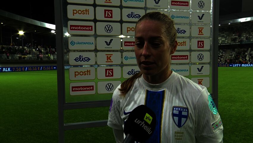 Jalkapallon N kansojen liiga FIN - DEN, jälkistudio