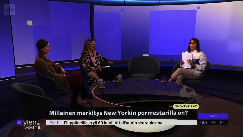 Pormestarivaali ja Venezuela puheenaiheina Yhdysvalloissa