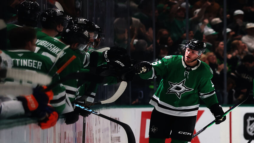 Mikko Rantanen osui toistamiseen Edmonton Oilersia vastaan