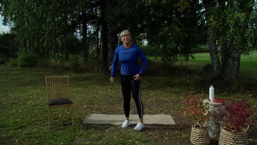 Kotijumppaa Sofian kanssa