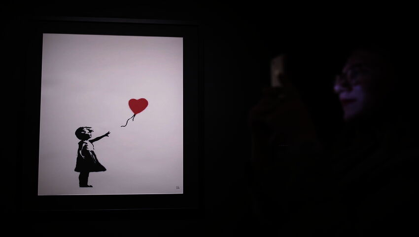 Banksyn maalauksen varastanut mies sai tuomion