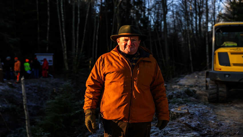 Arbetet med att återställa Täktom träsk har inletts