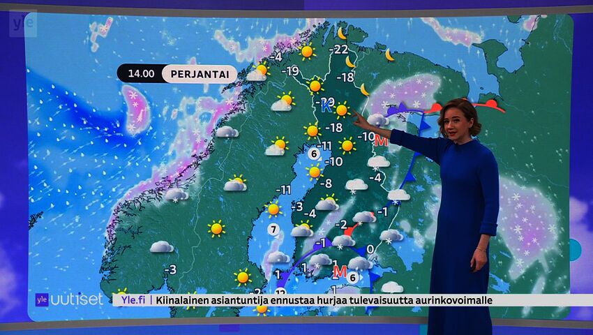 Sääennuste klo 7.40