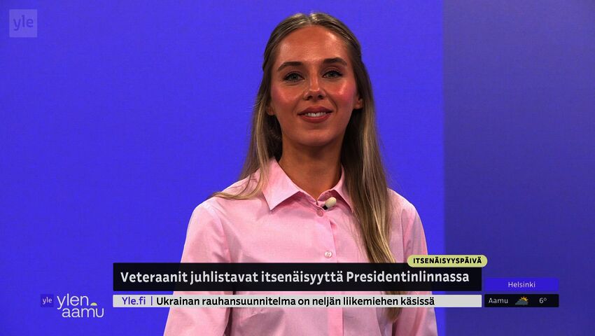 Veteraaneilla itsenäisyysjuhla Presidentinlinnassa