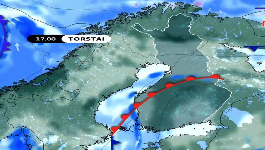 Loppuviikon sää on lauha ja sateinen