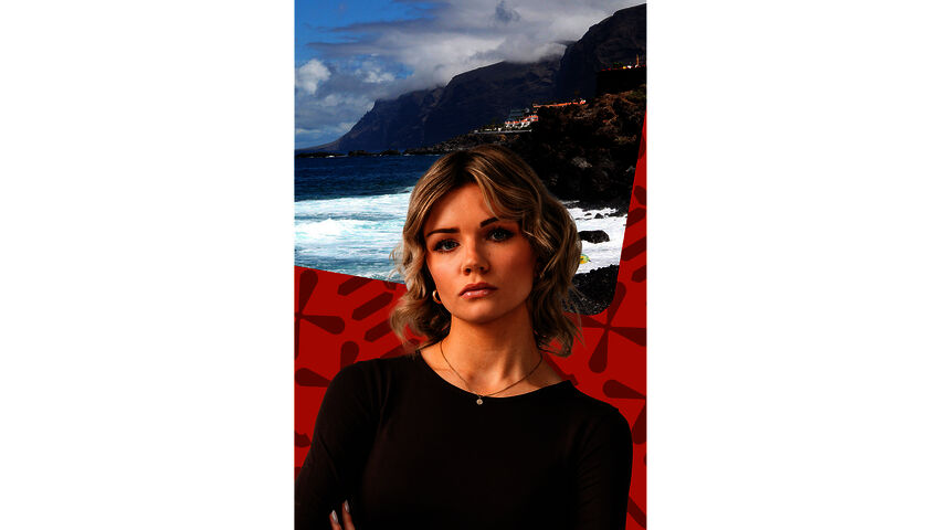 Turister dog i kraftiga vågor på Teneriffa