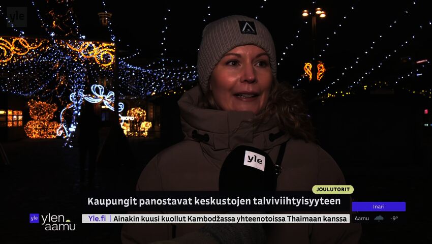 Joulutorin valmistelut käynnissä Kuopiossa