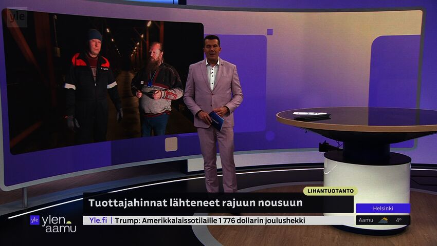 Naudanlihan tuottajahinta rajussa nousussa