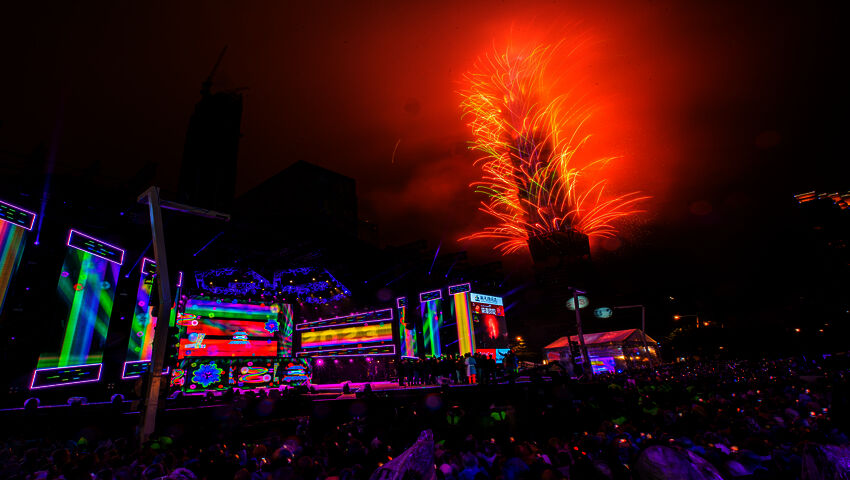 Vuosi vaihtuu Taipeissa Taiwanissa