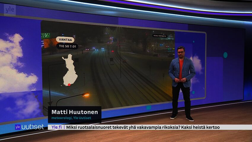 Sääennuste klo 7.40