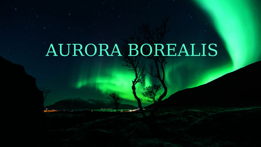 Aurora borealis - musiikkihetki revontulien loisteessa