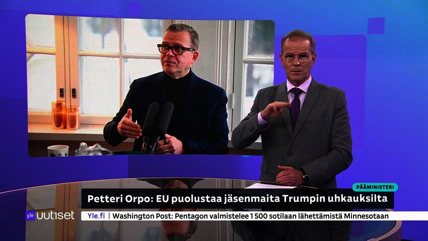 Yle Uutiset viittomakielellä