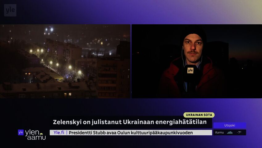 Kylmyys koettelee Ukrainaa