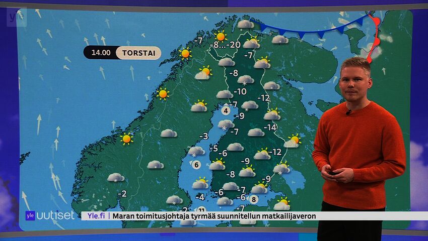 Sääennuste klo 7.40