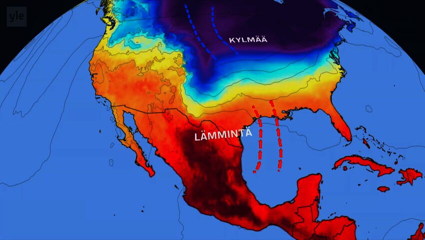 Yhdysvaltojen talvimyrsky 23.-25.1.2026