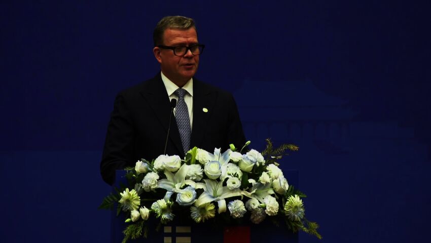 Orpo: Kiinan ja Suomen pitää yhdessä säilyttää sääntöpohjainen kauppajärjestelmä