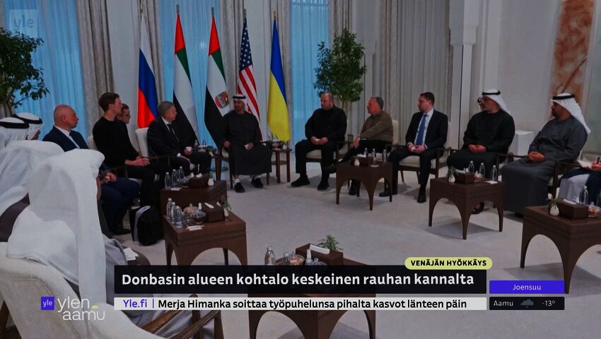 Ukrainan rauhasta neuvoteltiin viikonloppuna