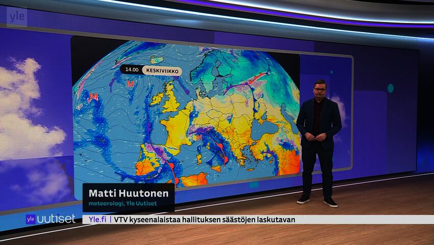 Sääennuste klo 7.40
