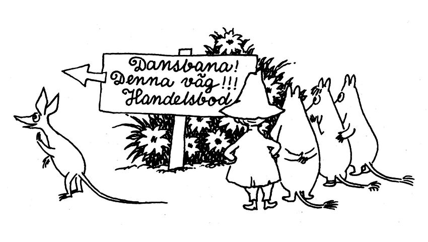 Muumipeikko ja pyrstötähti Tove Janssonin lukemana ja kuvittamana