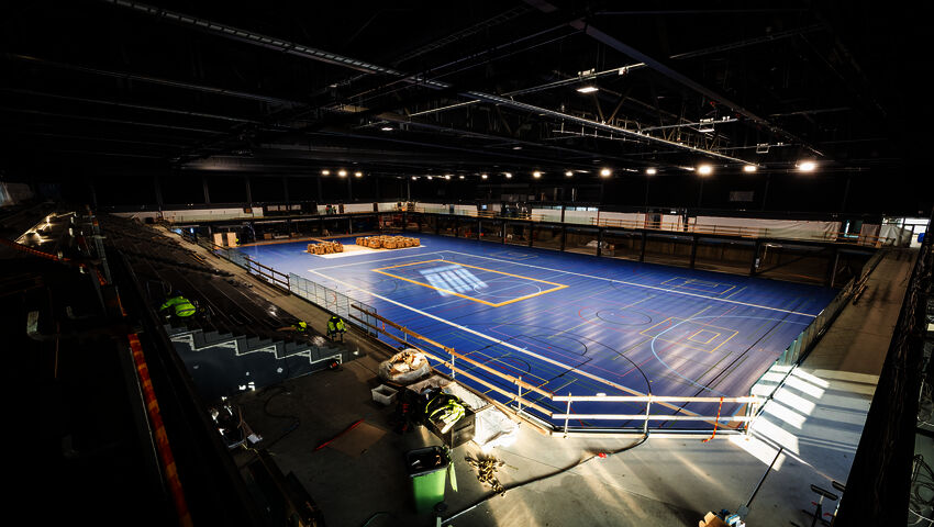 Kokkola Areenan rakennustyöt ovat edellä aikataulusta ja osa tiloista on jo valmistunut