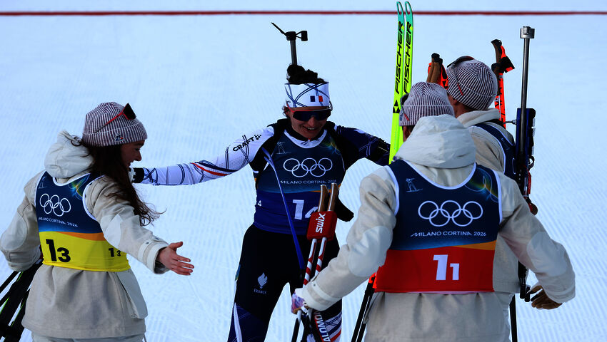 Ampumahiihdon sekaviestin mitalit jakoon selvillä eroilla