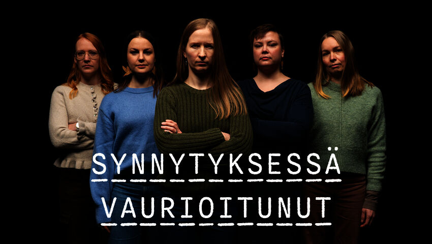 Synnytyksessä vaurioitunut