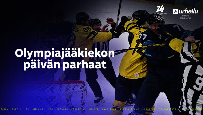Olympiajääkiekon päivän parhaat 13.2.