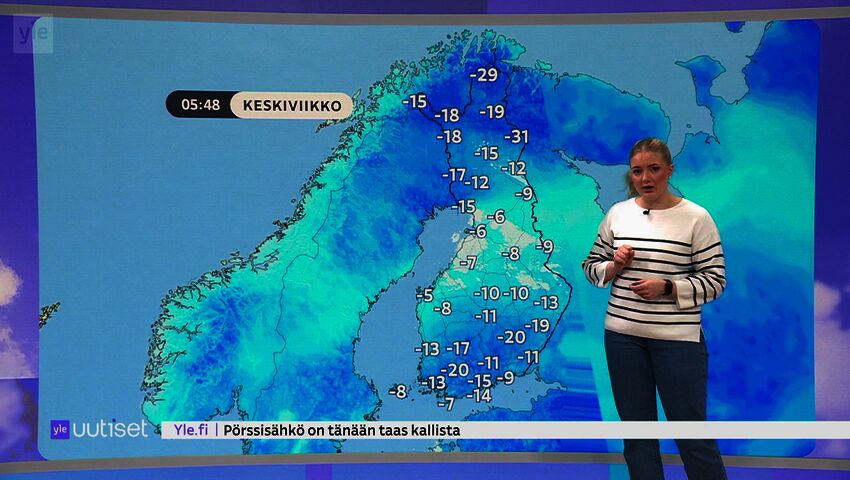 Sääennuste klo 7.40