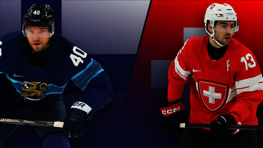 Puolivälieräottelu, Suomi - Sveitsi