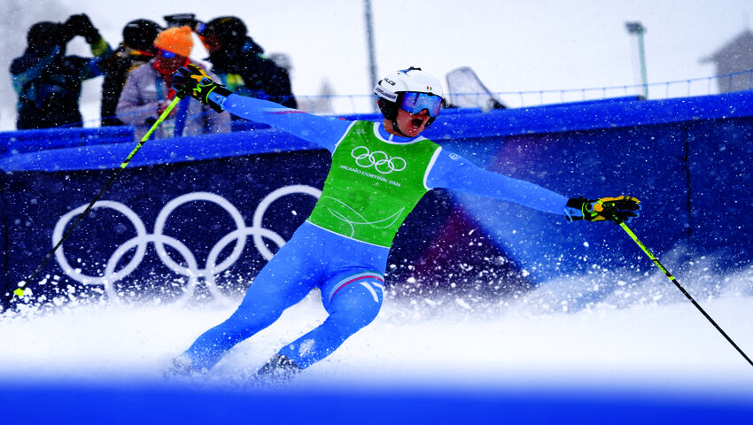 Italian juhlat skicrossissa