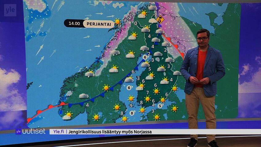 Sääennuste klo 7.40