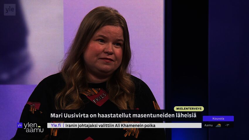 Masentuneen läheisetkin tarvitsevat tukea