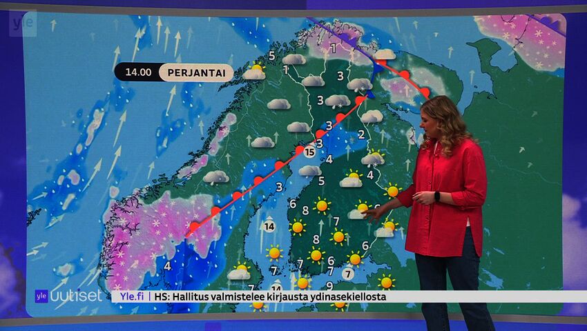 Sääennuste klo 7.40
