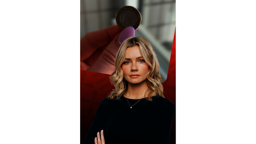 Kvinnans euro är egentligen bara 60 cent