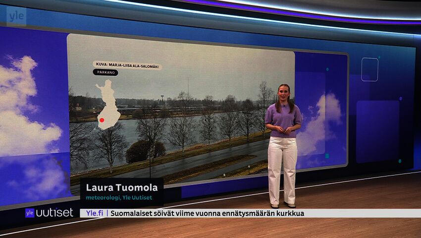 Sääennuste klo 7.40