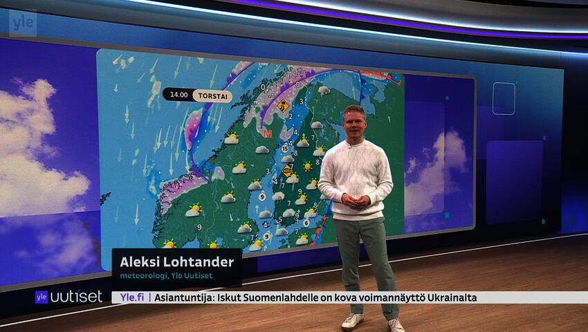 Sääennuste klo 7.40