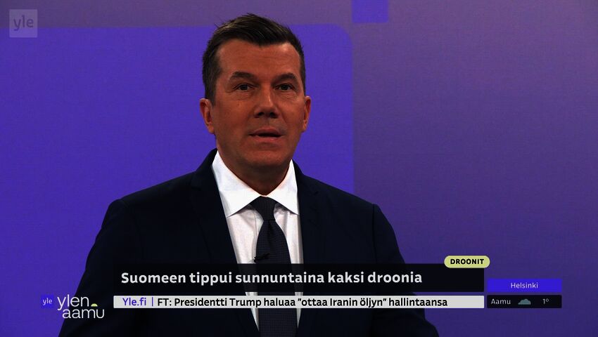 Droonit putosivat Kouvolan läheisyyteen