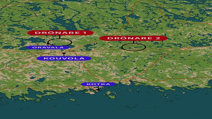 Två drönare kraschade i Finland – ska vi vara oroliga?