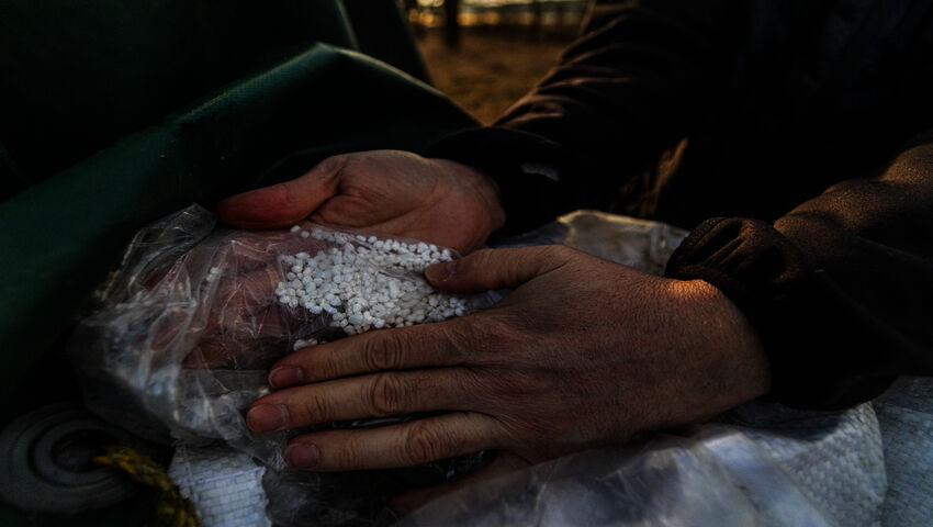 Fosforn finns men jordbruket använder den inte